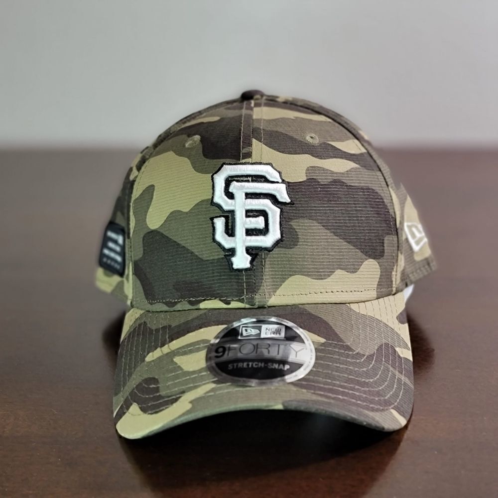 New Era MLB San Francisco Giants Armed Forces Day Camo Hat Cap Snapback 9Forty